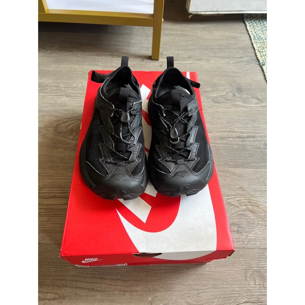 HOKA Hopara 2 Sandal Kids Triple Black 1162552-BBLC Size 4.5